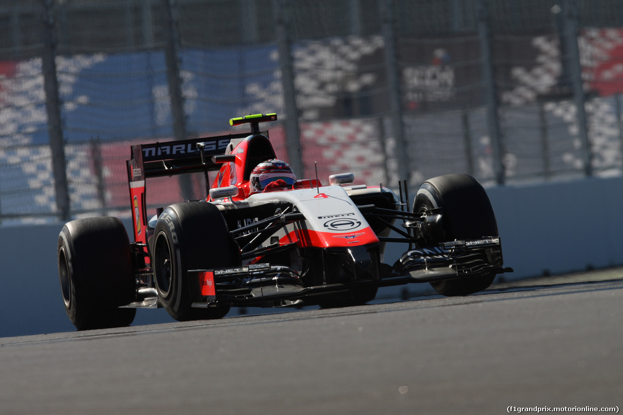 GP RUSSIA, 11.10.2014- Prove Libere 3, Max Chilton (GBR), Marussia F1 Team MR03