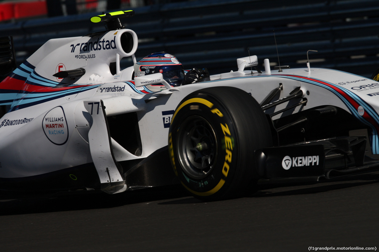 GP RUSSIA, 11.10.2014- Prove Libere 3, Valtteri Bottas (FIN) Williams F1 Team FW36