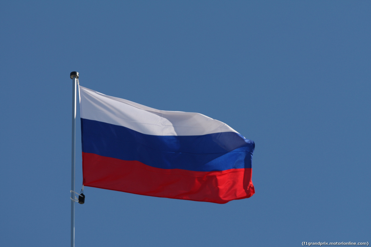 GP RUSSIA, 11.10.2014- Russian Flag