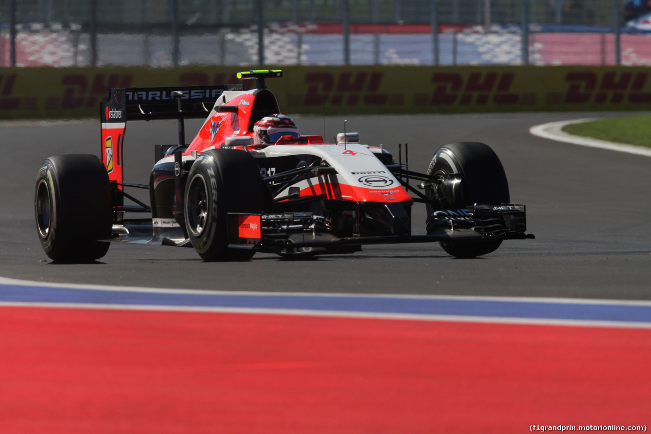 GP RUSSIA, 11.10.2014- Prove Libere 3, Max Chilton (GBR), Marussia F1 Team MR03