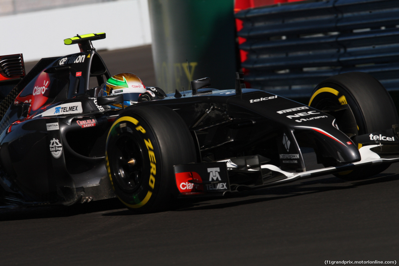 GP RUSSIA, 11.10.2014- Prove Libere 3, Esteban Gutierrez (MEX) Sauber F1 Team C33