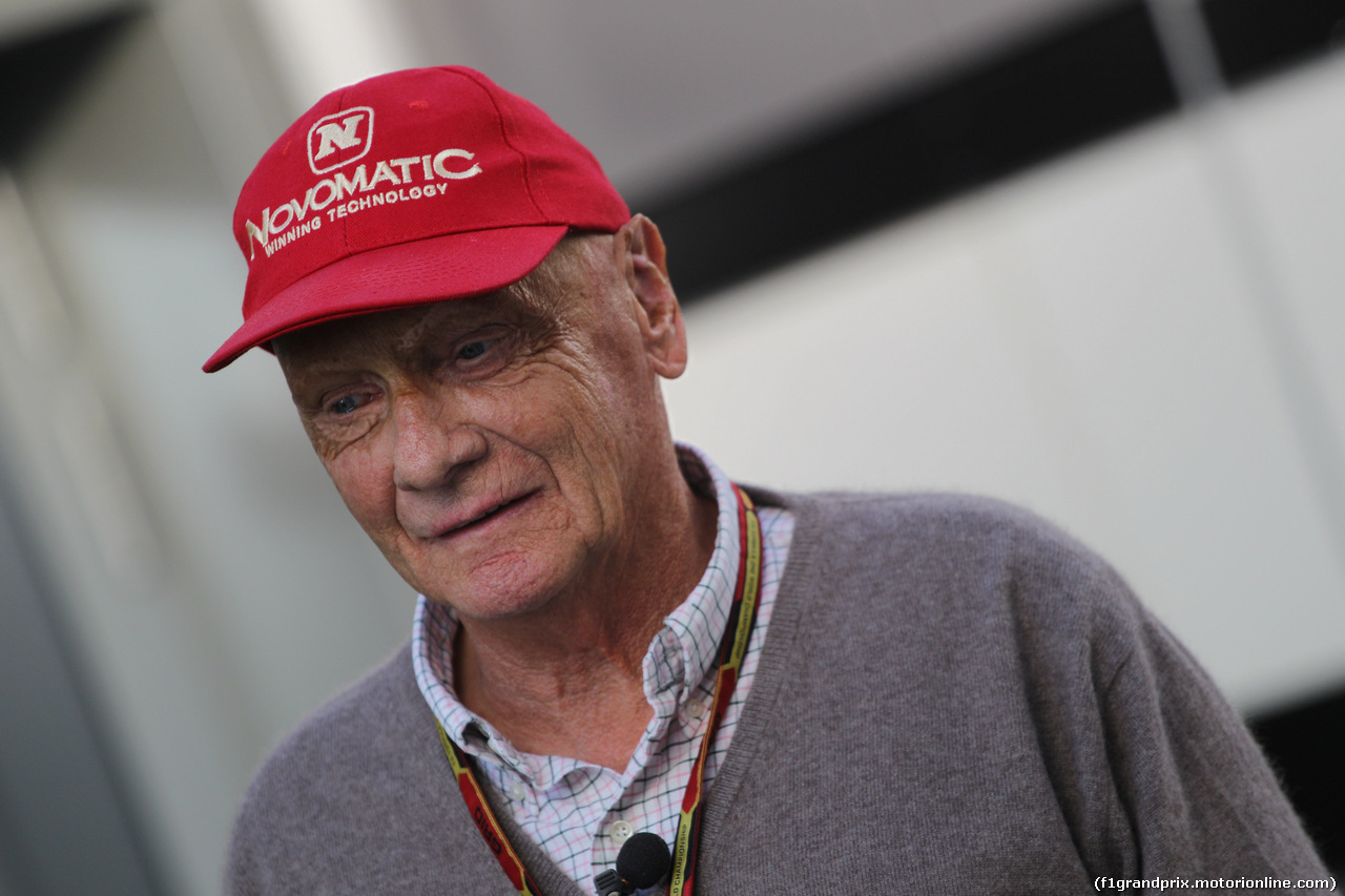 GP RUSSIA, 11.10.2014- Niki Lauda (AUT) Mercedes Non-Executive Chairman