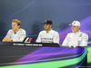 GP RUSSIA, 11.10.2014- After Qualifiche, Press Conference, pole position Lewis Hamilton (GBR) Mercedes AMG F1 W05, 2nd Nico Rosberg (GER) Mercedes AMG F1 W05, 3rd Valtteri Bottas (FIN) Williams F1 Team FW36