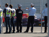 GP RUSSIA, 11.10.2014- Russian Policeman take a pictures of  Sebastian Vettel (GER) Infiniti Red Bull Racing RB10