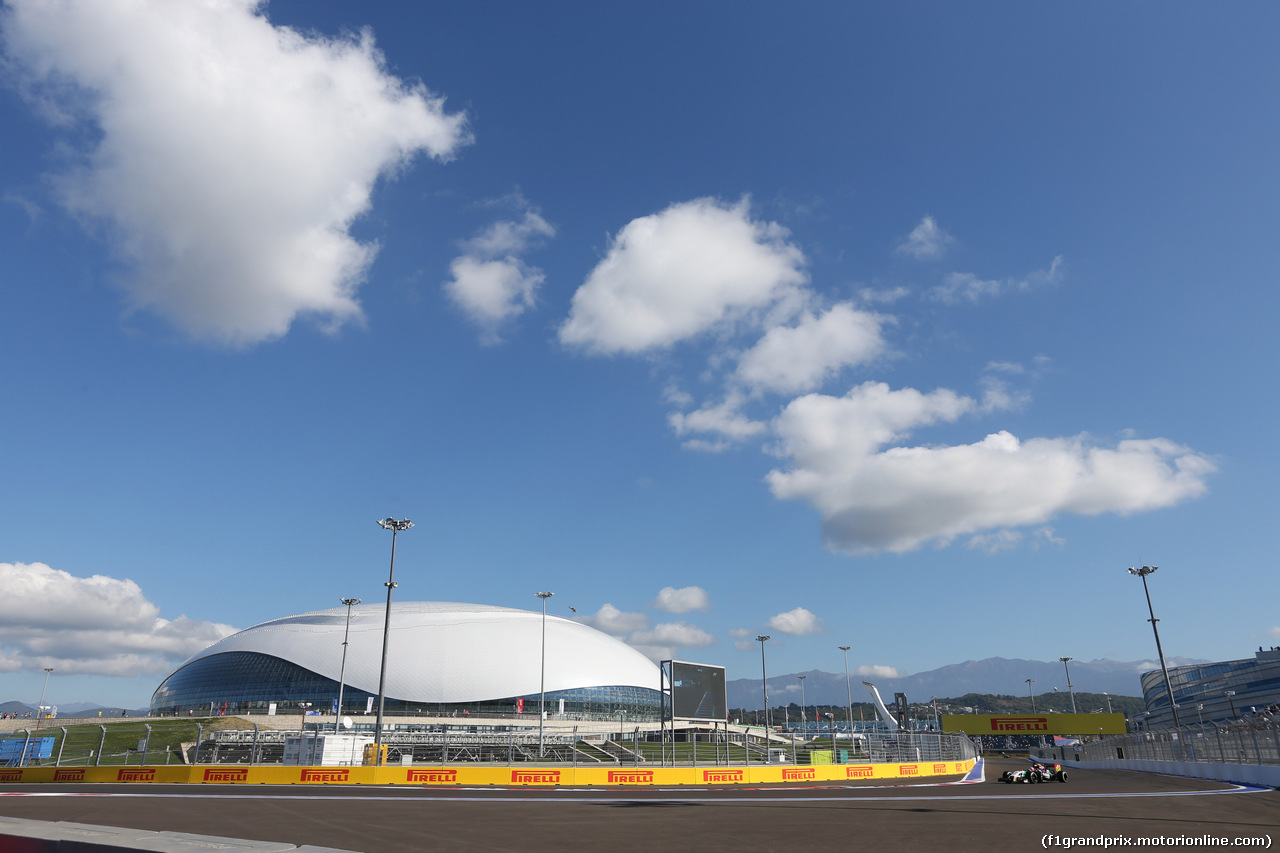 GP RUSSIA, 10.10.2015- Prove Libere 1, Nico Hulkenberg (GER) Sahara Force India VJM07