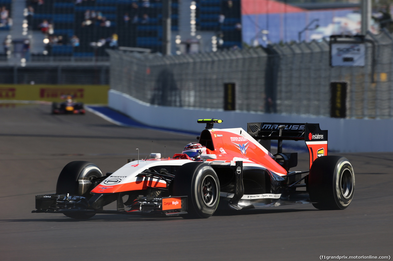 GP RUSSIA, 10.10.2015- Prove Libere 1, Max Chilton (GBR), Marussia F1 Team MR03