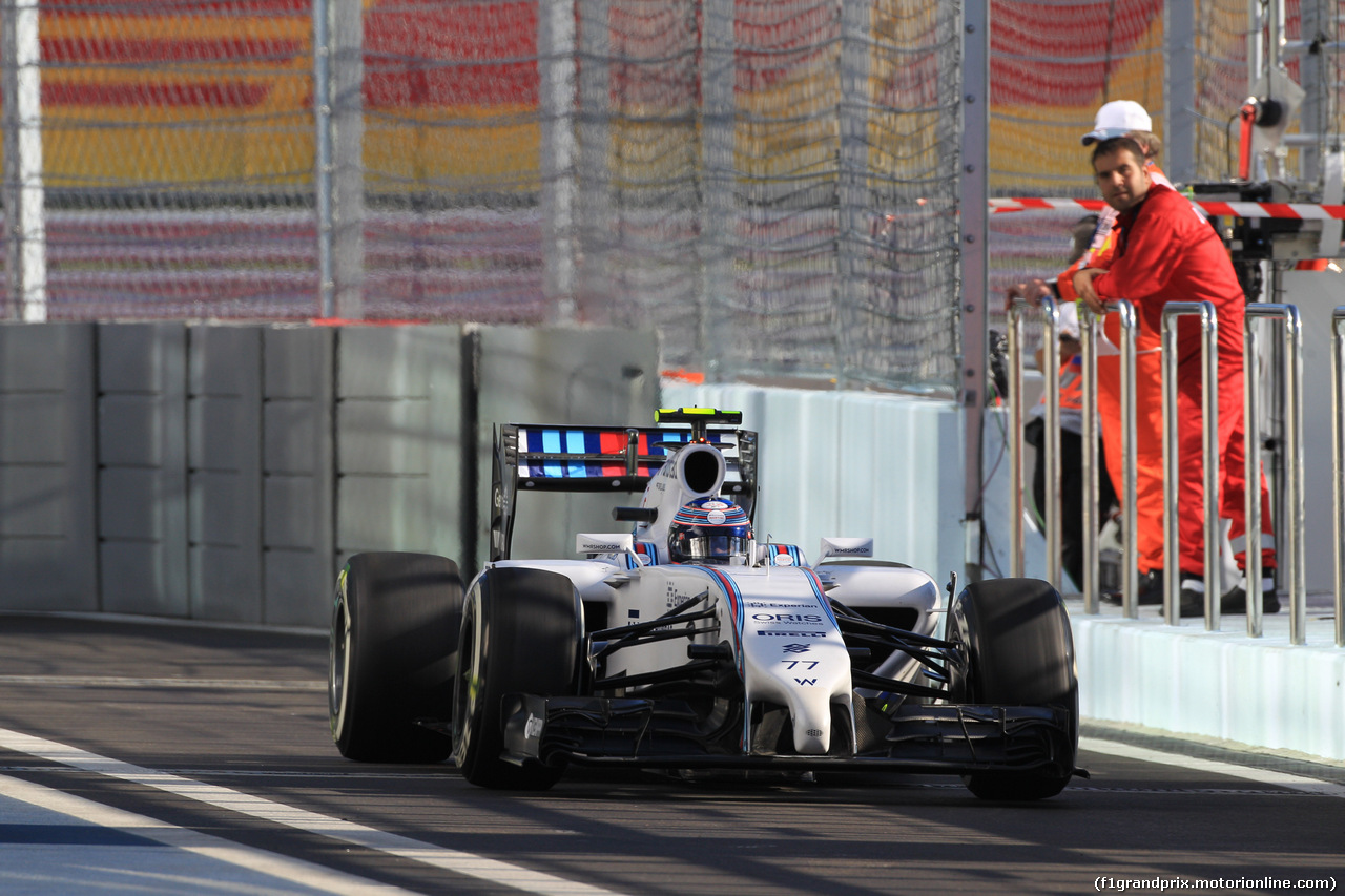 GP RUSSIA, 10.10.2015- Prove Libere 1, Valtteri Bottas (FIN) Williams F1 Team FW36