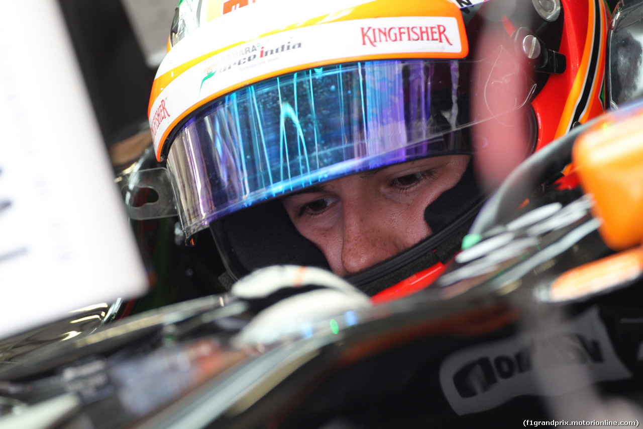 GP RUSSIA, 10.10.2015- Prove Libere 1, Sergio Perez (MEX) Sahara Force India F1 Team VJM07