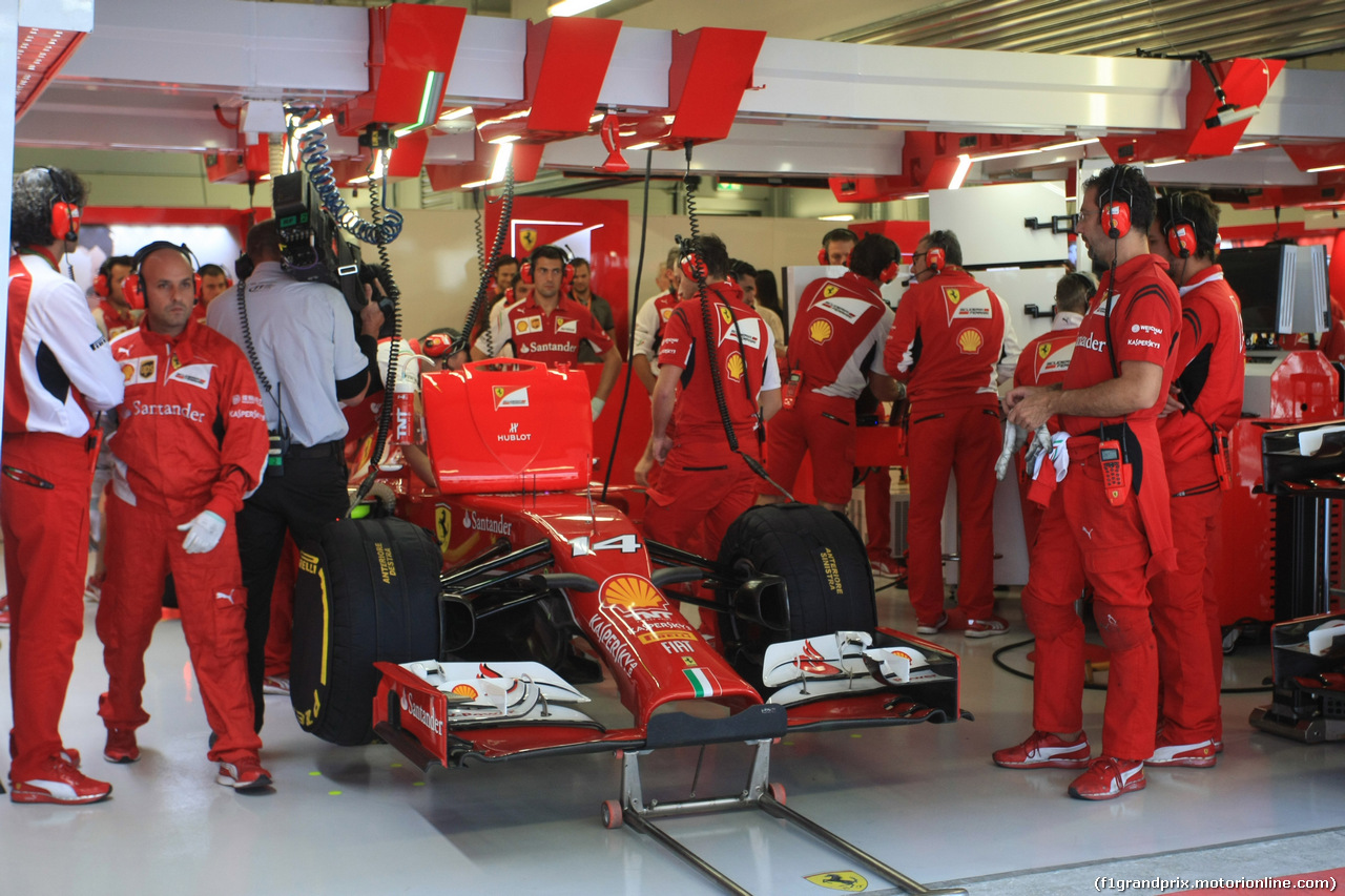 GP RUSSIA, 10.10.2015- Prove Libere 1, Fernando Alonso (ESP) Ferrari F14T