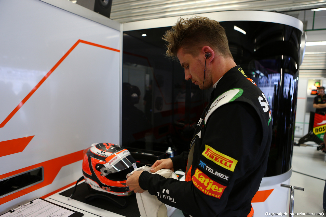 GP RUSSIA, 10.10.2015- Prove Libere 1, Nico Hulkenberg (GER) Sahara Force India VJM07