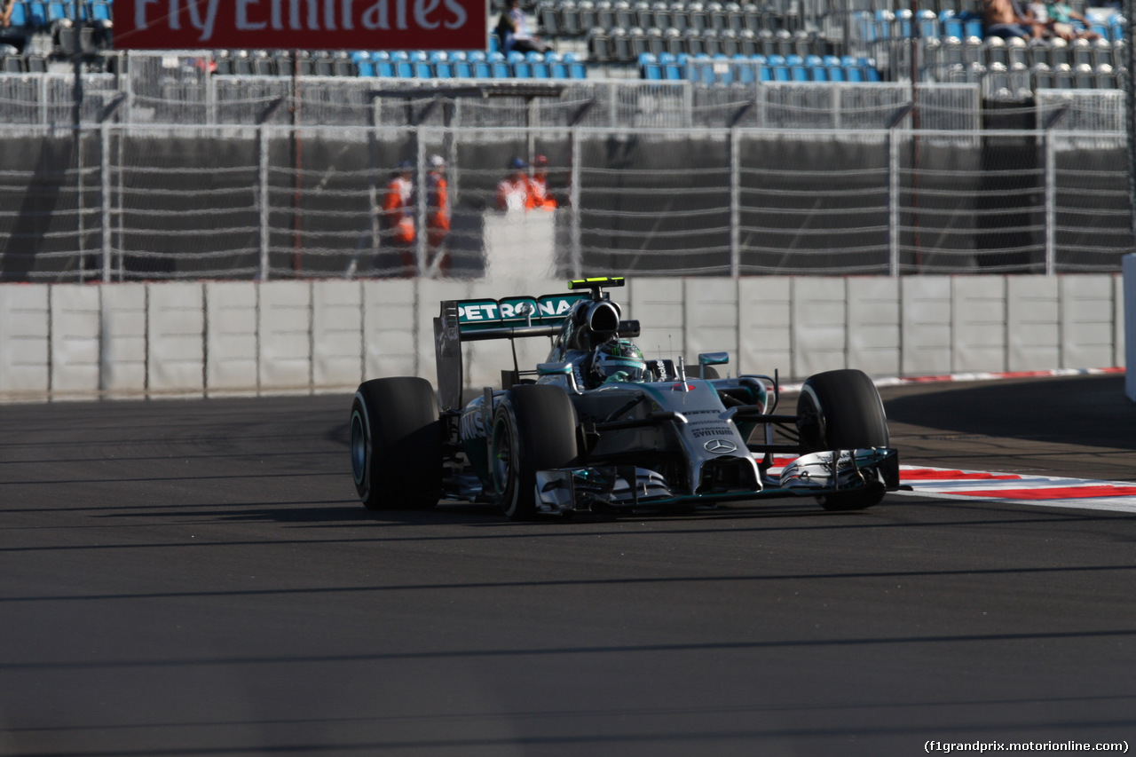 GP RUSSIA, 10.10.2015- Prove Libere 1, Nico Rosberg (GER) Mercedes AMG F1 W05
