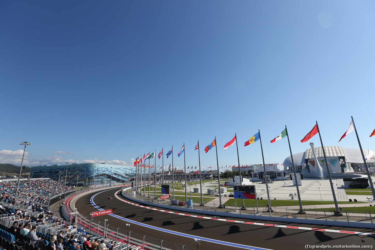 GP RUSSIA, 10.10.2015- Prove Libere 2, Fernando Alonso (ESP) Ferrari F14T