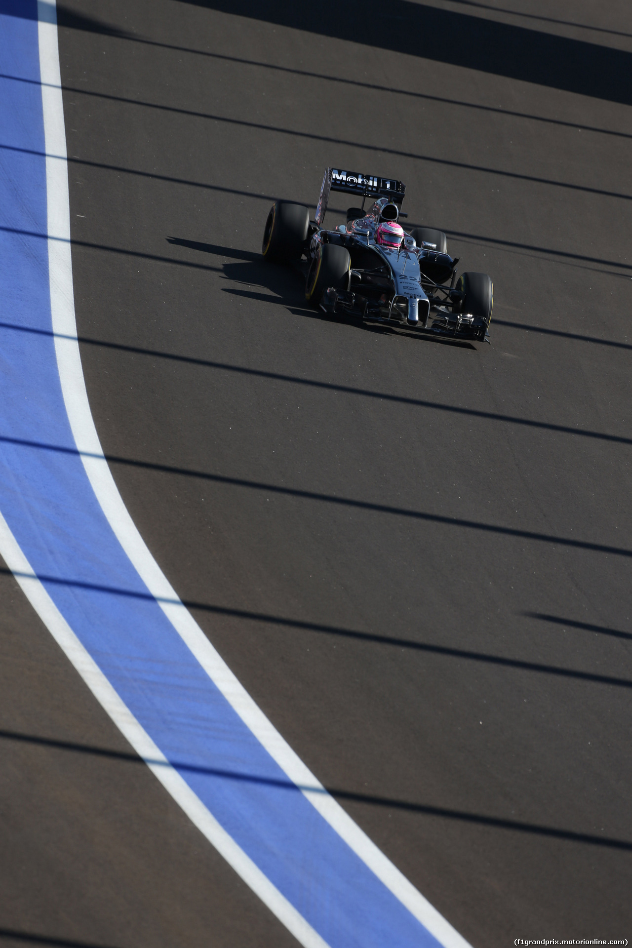 GP RUSSIA, 10.10.2015- Prove Libere 2, Jenson Button (GBR) McLaren Mercedes MP4-29