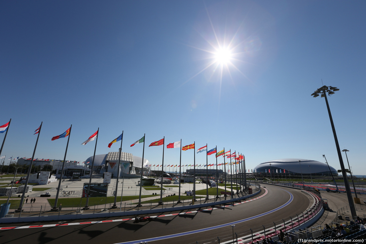 GP RUSSIA, 10.10.2015- Prove Libere 2, Kimi Raikkonen (FIN) Ferrari F14T