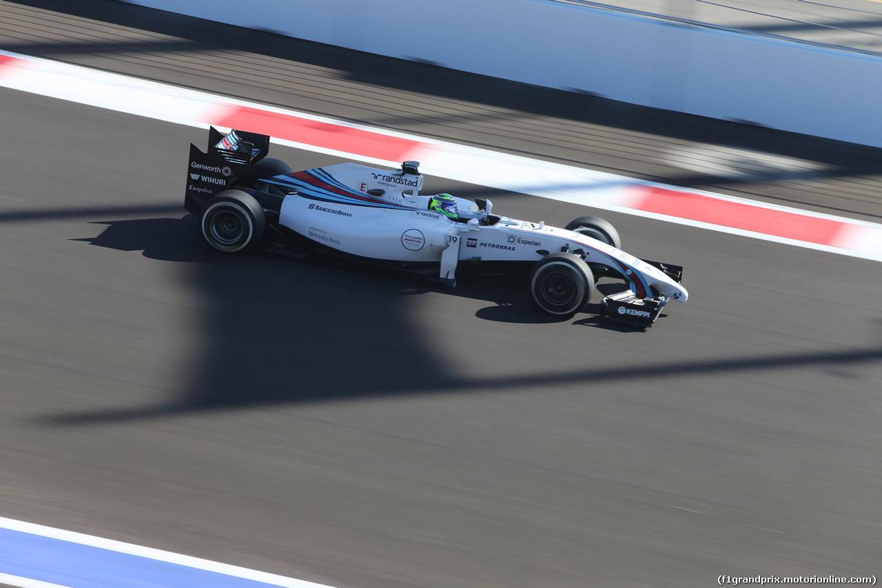 GP RUSSIA, 10.10.2015- Prove Libere 2, Felipe Massa (BRA) Williams F1 Team FW36