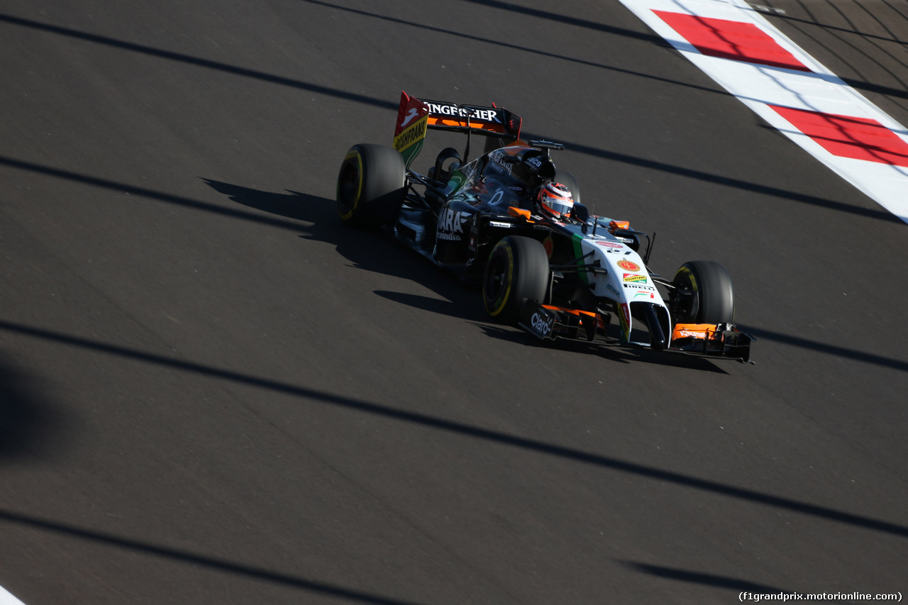 GP RUSSIA, 10.10.2015- Prove Libere 2, Nico Hulkenberg (GER) Sahara Force India VJM07