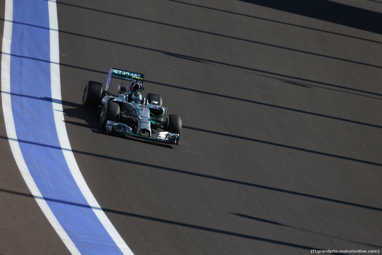 GP RUSSIA, 10.10.2015- Prove Libere 2, Nico Rosberg (GER) Mercedes AMG F1 W05