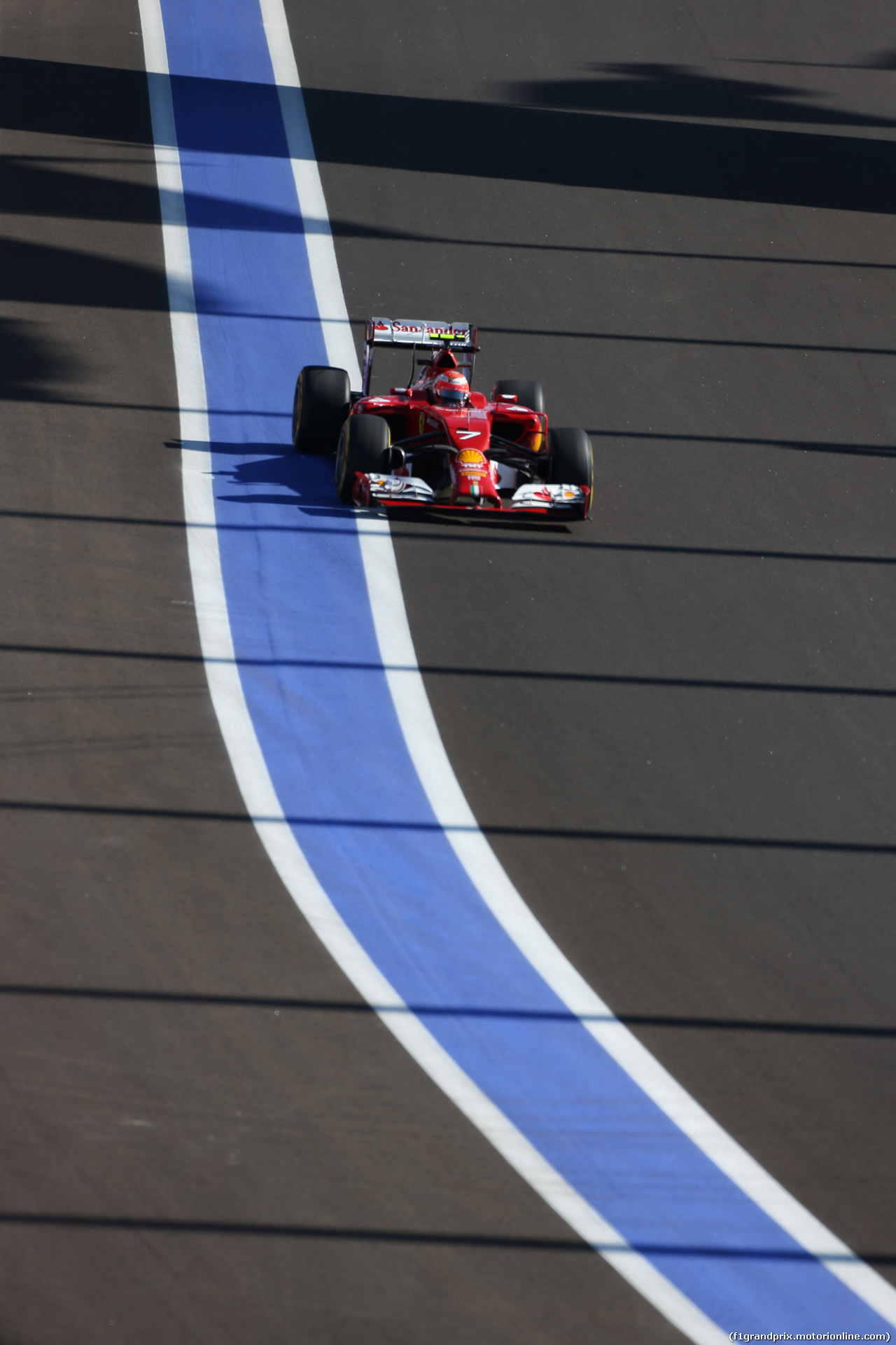GP RUSSIA, 10.10.2015- Prove Libere 2, Kimi Raikkonen (FIN) Ferrari F14T
