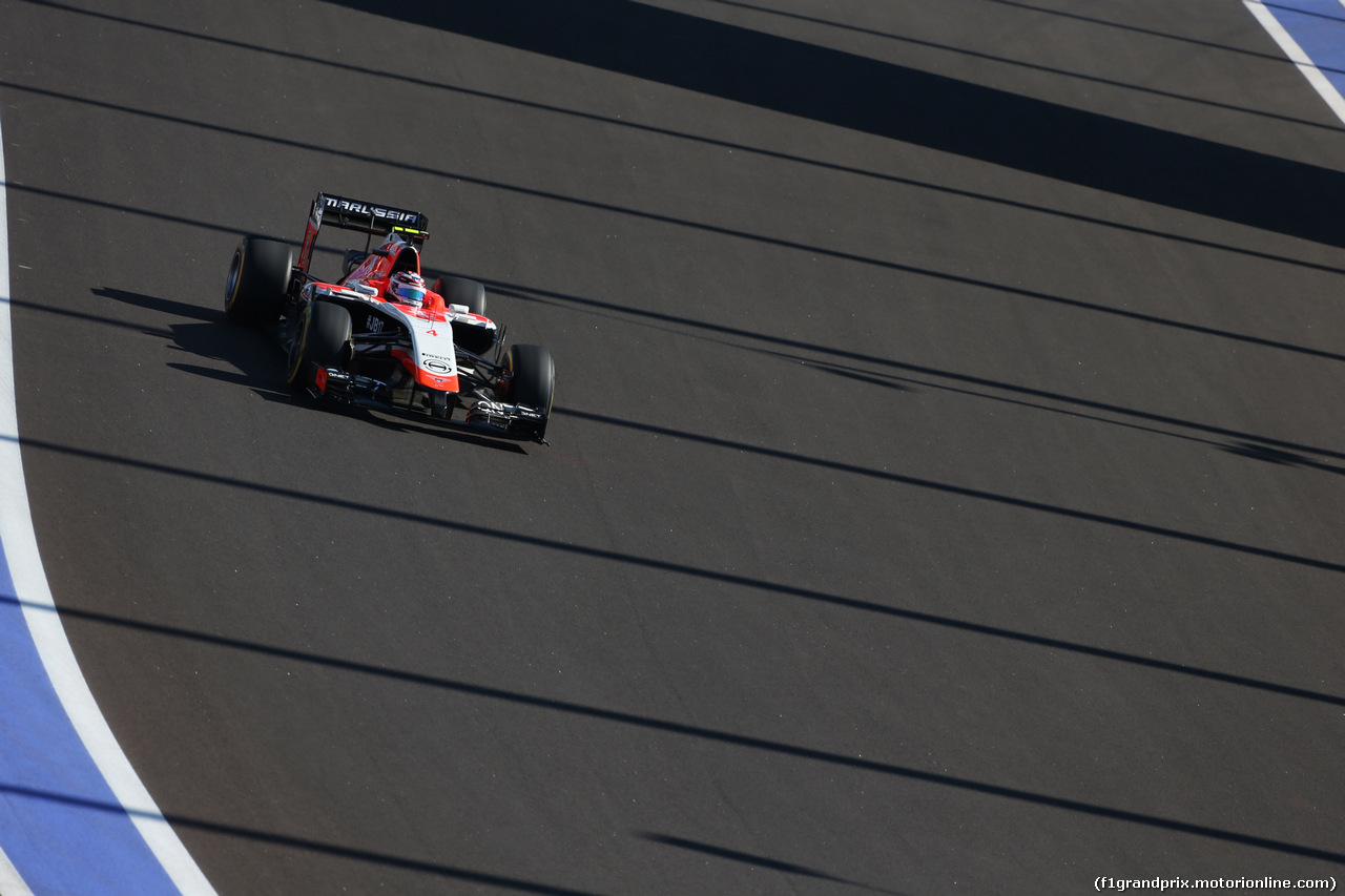 GP RUSSIA, 10.10.2015- Prove Libere 2, Max Chilton (GBR), Marussia F1 Team MR03