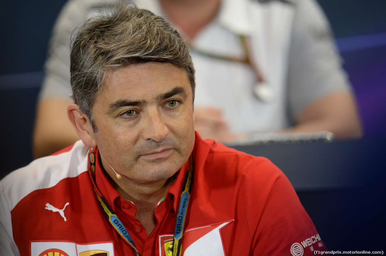 GP RUSSIA, 10.10.2015- Prove Libere 2, Venerdi' Press Conference: Marco Mattiacci (ITA) Team Principal, Ferrari