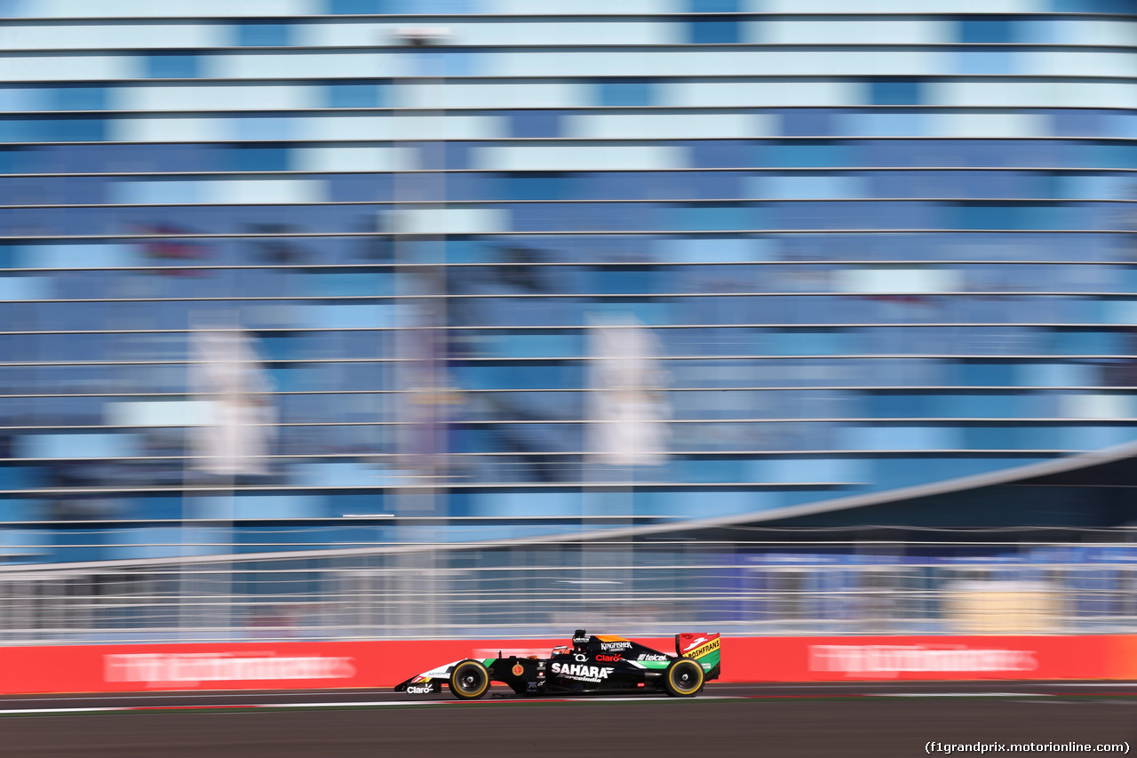 GP RUSSIA, 10.10.2015- Prove Libere 2, Adrian Sutil (GER) Sauber F1 Team C33