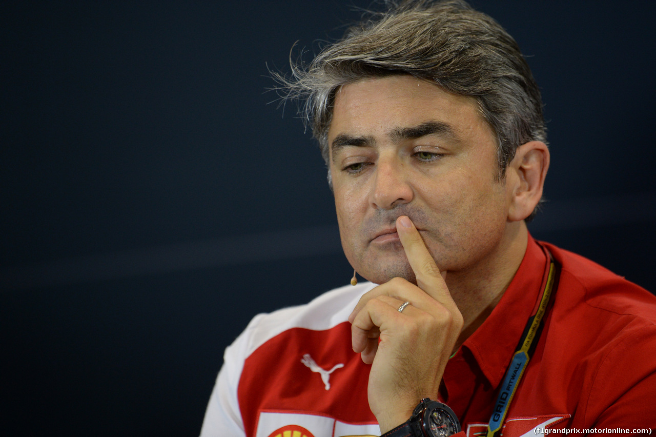 GP RUSSIA, 10.10.2015- Prove Libere 2, Venerdi' Press Conference: Marco Mattiacci (ITA) Team Principal, Ferrari