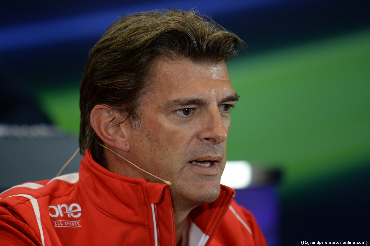 GP RUSSIA, 10.10.2015- Prove Libere 2, Venerdi' Press Conference:  Graeme Lowdon (GBR) Marussia F1 Team Chief Executive Officer
