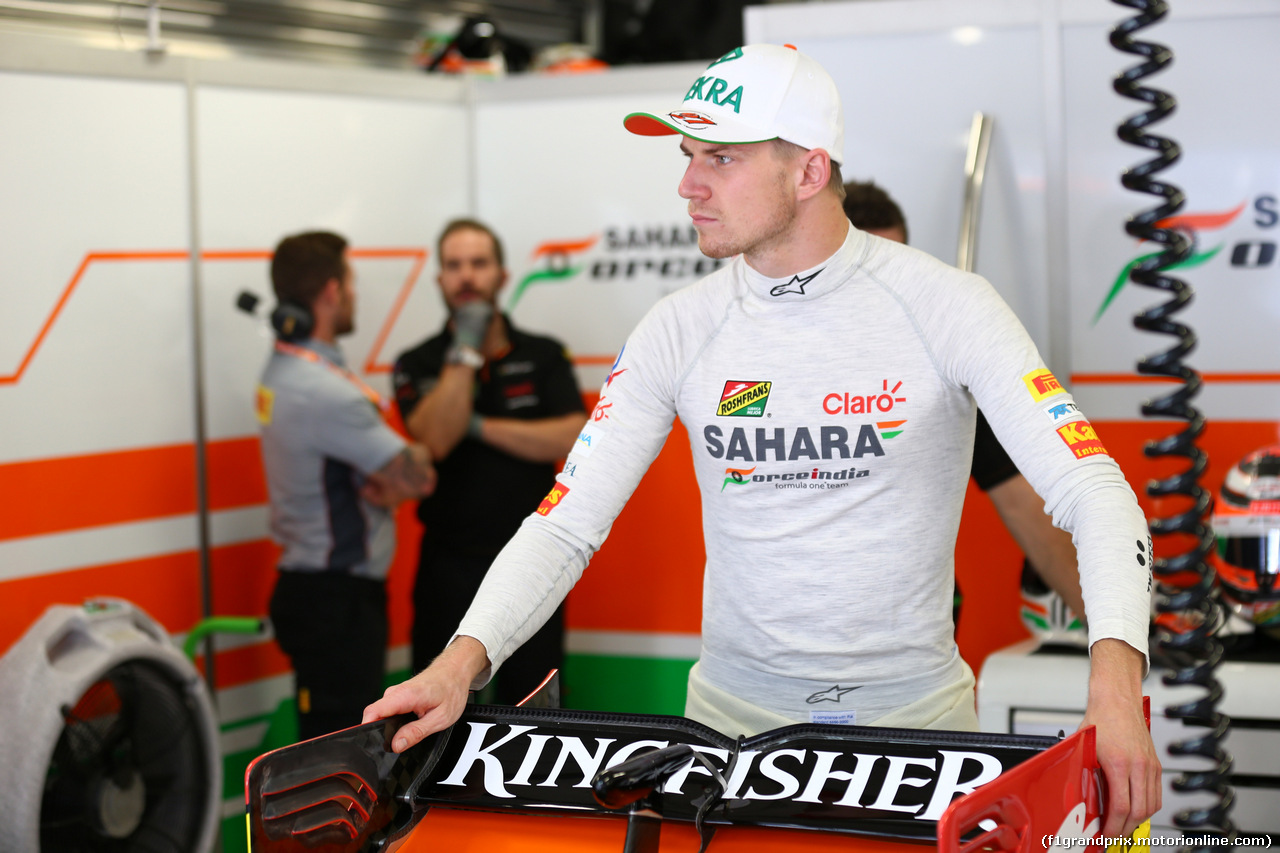 GP RUSSIA, 10.10.2015- Prove Libere 2, Nico Hulkenberg (GER) Sahara Force India VJM07