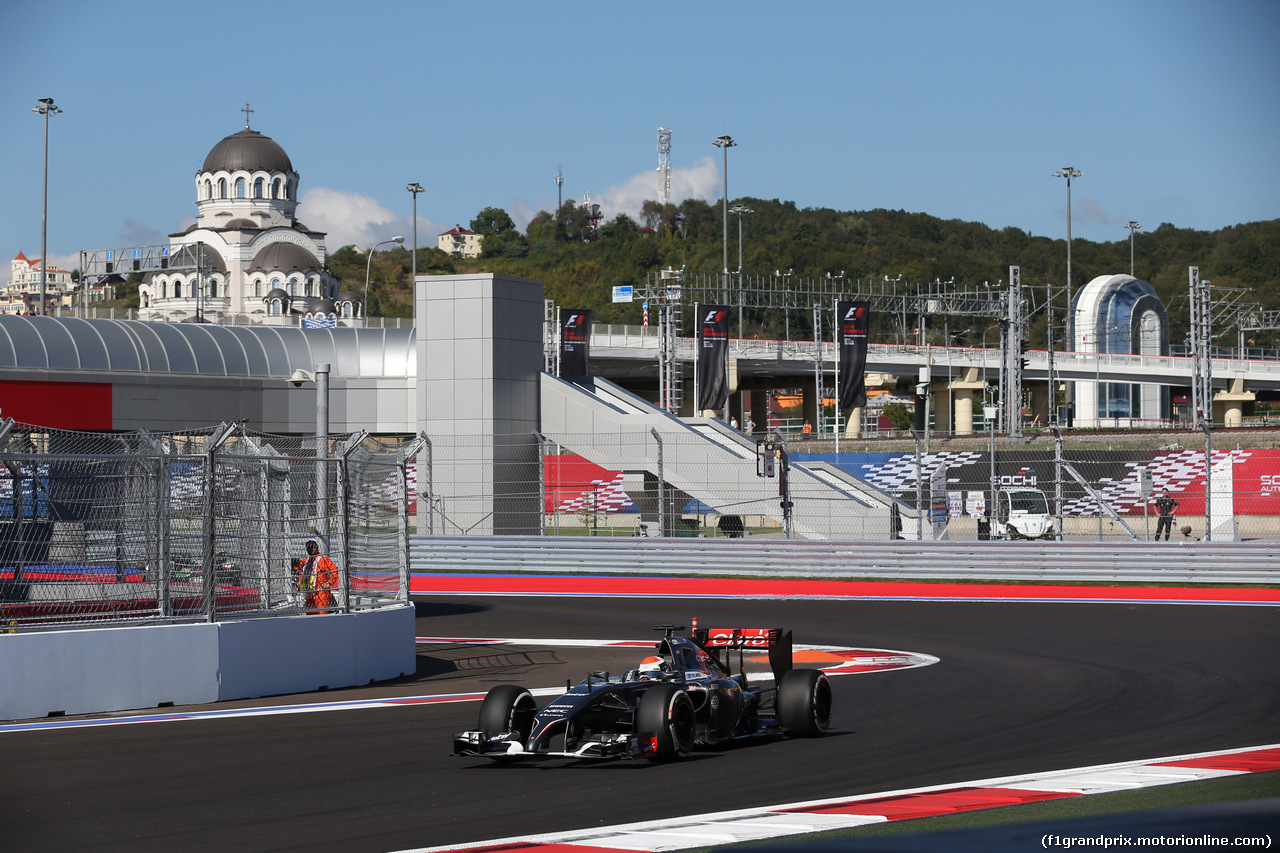 GP RUSSIA, 10.10.2015- Prove Libere 2, Adrian Sutil (GER) Sauber F1 Team C33