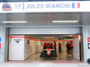 GP RUSSIA, 10.10.2015- Free Practice 1, Jules Bianchi (FRA) Marussia F1 Team MR03 car in the empy Marussia garage