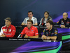 GP RUSSIA, 10.10.2015- Free Practice 2, Venerdi' Press Conference: top L to R Eric Boullier (FRA) McLaren Racing Director, Monisha Kaltenborn (AUT) Sauber Team Principal,  Franz Tost, Scuderia Toro Rosso, Team Principal, bottom L to R Marco Mattiacci (ITA) Team Principal, Ferrari,  Graeme Lowdon (GBR) Marussia F1 Team Chief Executive Officer , Christian Horner (GBR), Red Bull Racing, Sporting Director