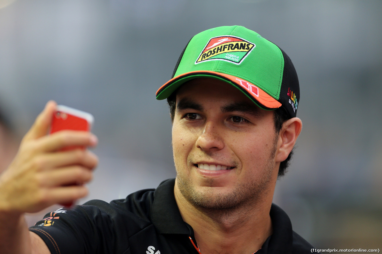GP SINGAPORE, 21.09.2014 - Sergio Perez (MEX) Sahara Force India F1 VJM07