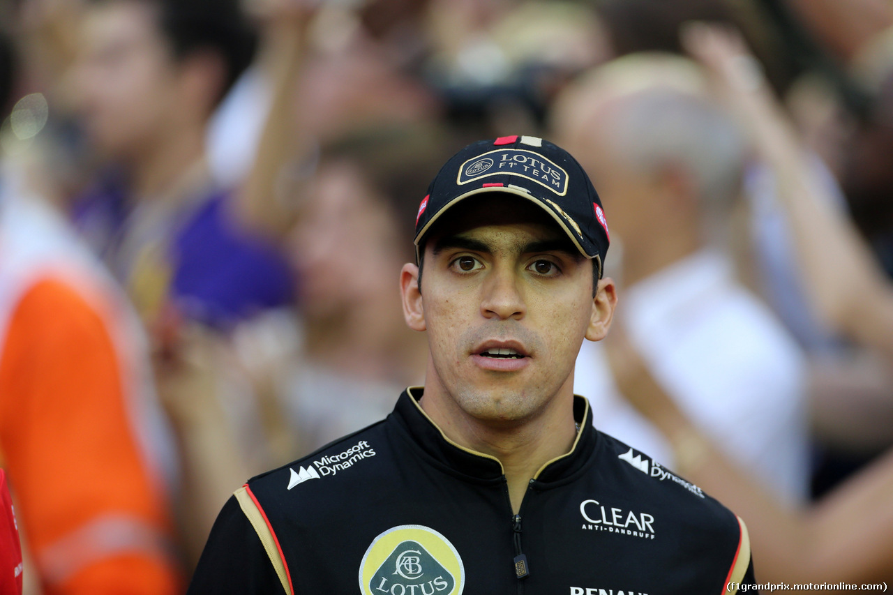 GP SINGAPORE, 21.09.2014 - Pastor Maldonado (VEN) Lotus F1 Team E22