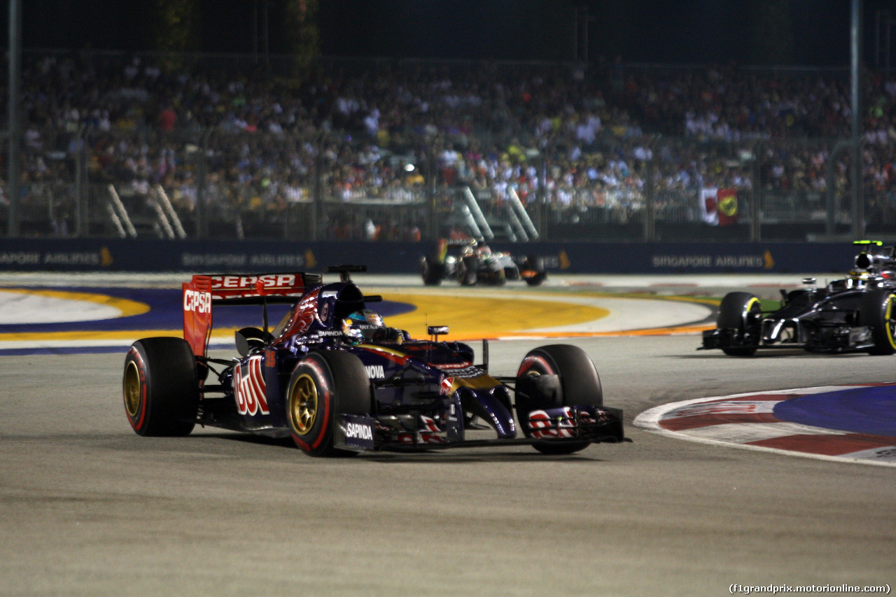 GP SINGAPORE, 21.09.2014 - Gara, Jean-Eric Vergne (FRA) Scuderia Toro Rosso STR9