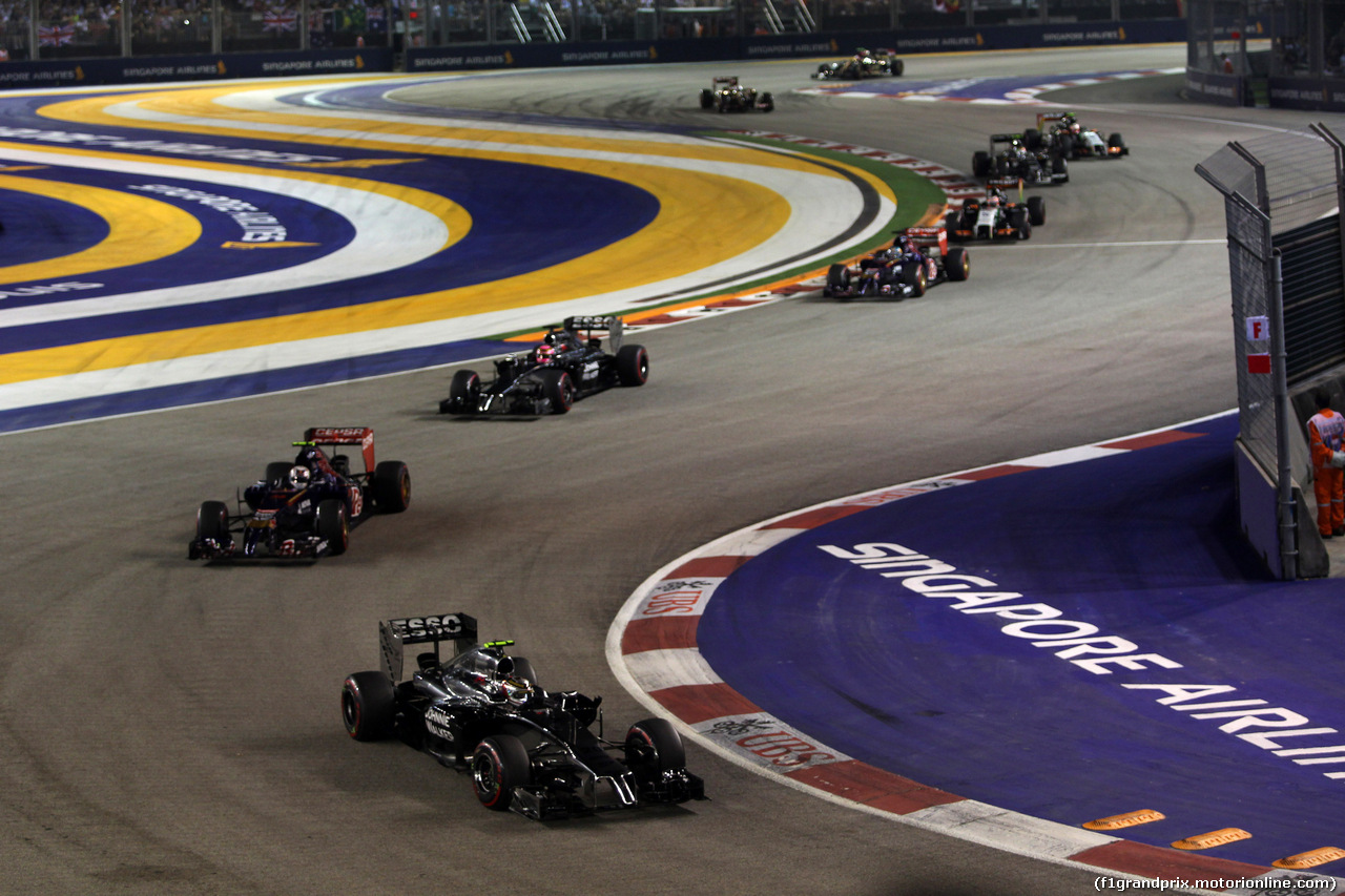 GP SINGAPORE, 21.09.2014 - Gara, Kevin Magnussen (DEN) McLaren Mercedes MP4-29