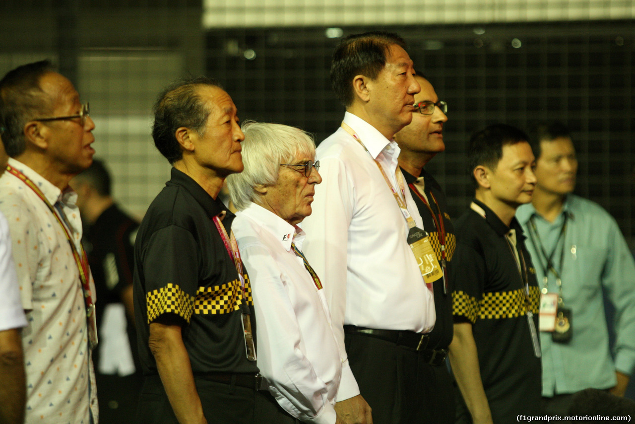 GP SINGAPORE, 21.09.2014 - Gara, Bernie Ecclestone (GBR), President e CEO of FOM