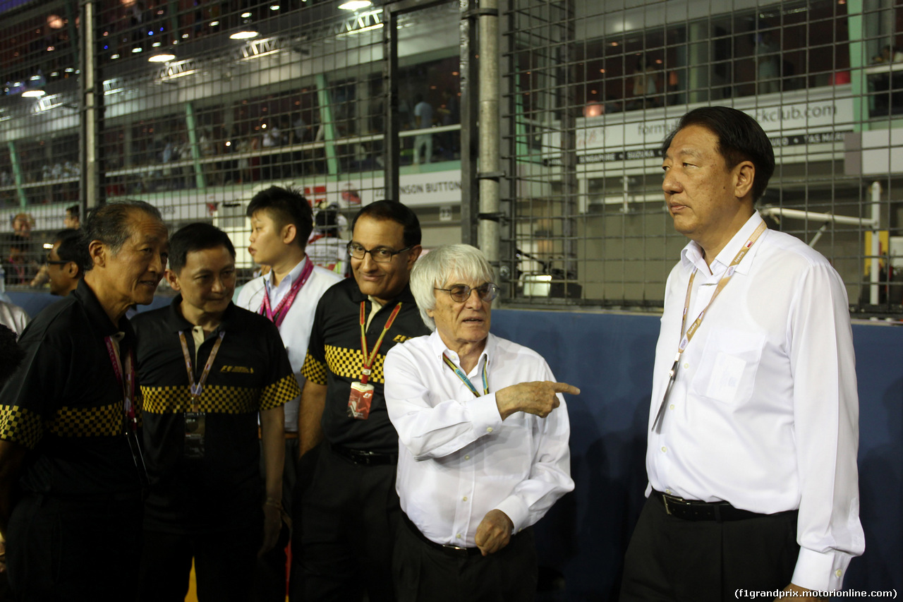 GP SINGAPORE, 21.09.2014 - Gara, Bernie Ecclestone (GBR), President e CEO of FOM