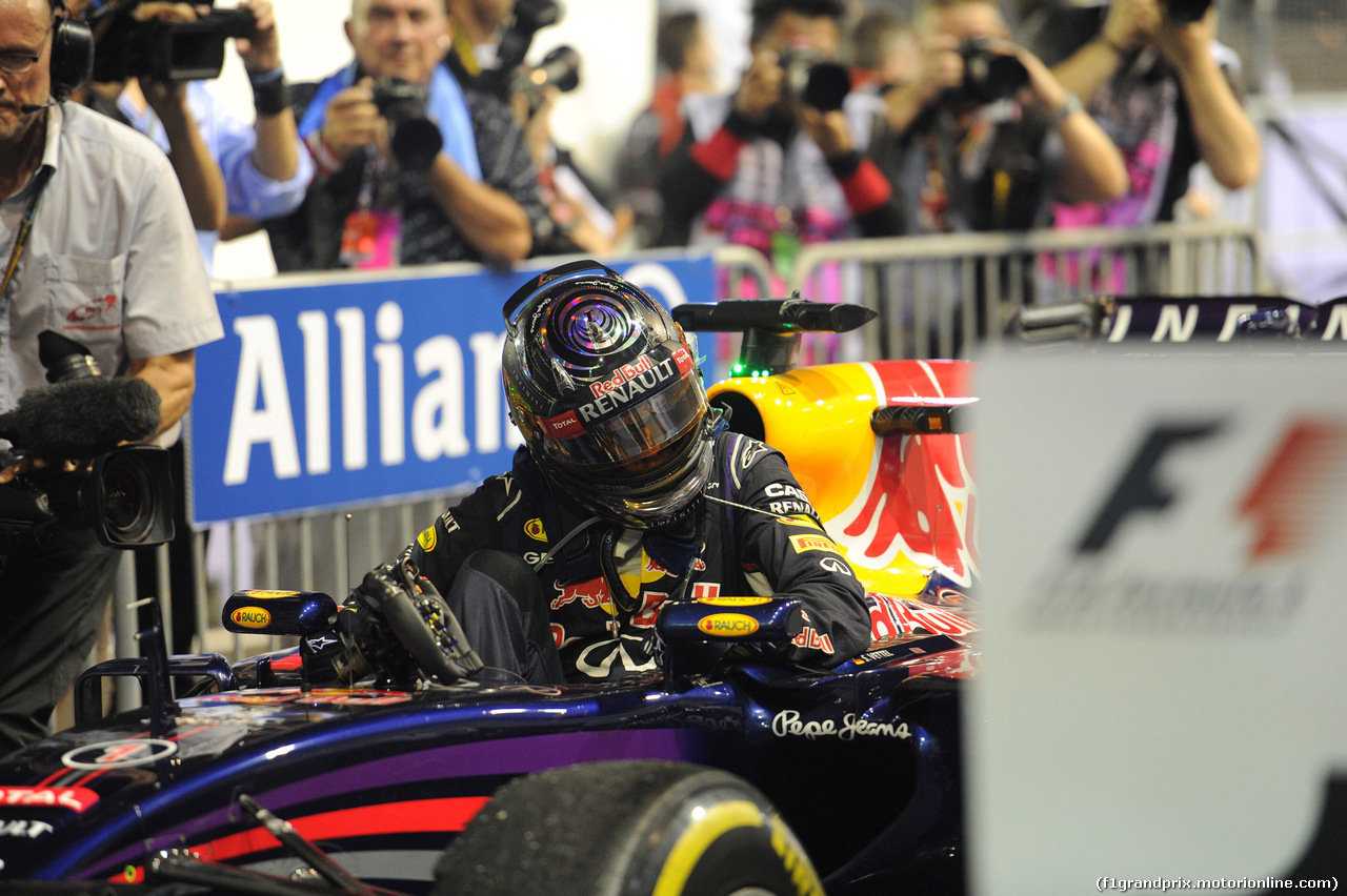 GP SINGAPORE, 21.09.2014 - Gara, secondo Sebastian Vettel (GER) Red Bull Racing RB10