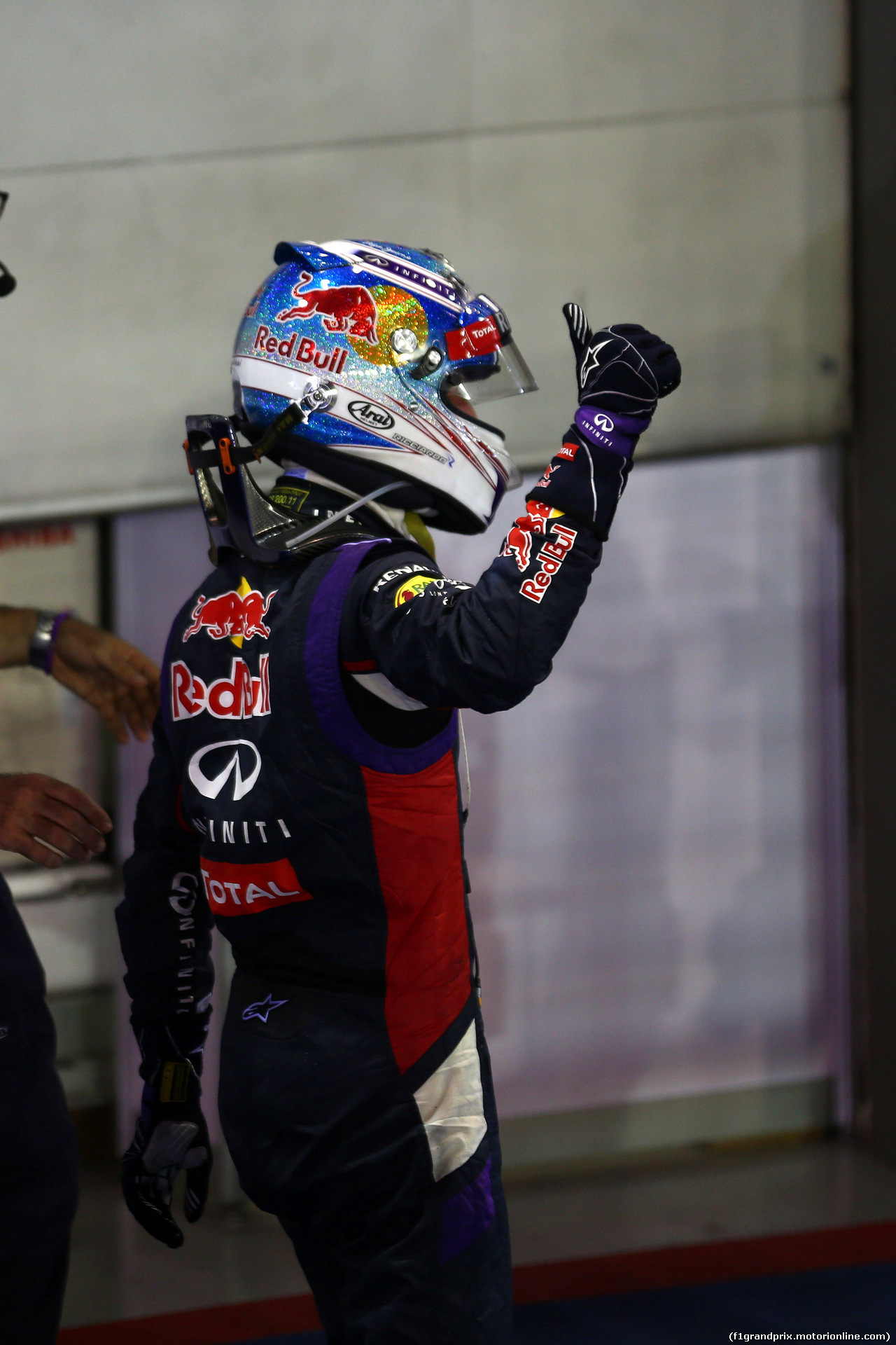 GP SINGAPORE, 21.09.2014 - Gara, secondo Sebastian Vettel (GER) Red Bull Racing RB10
