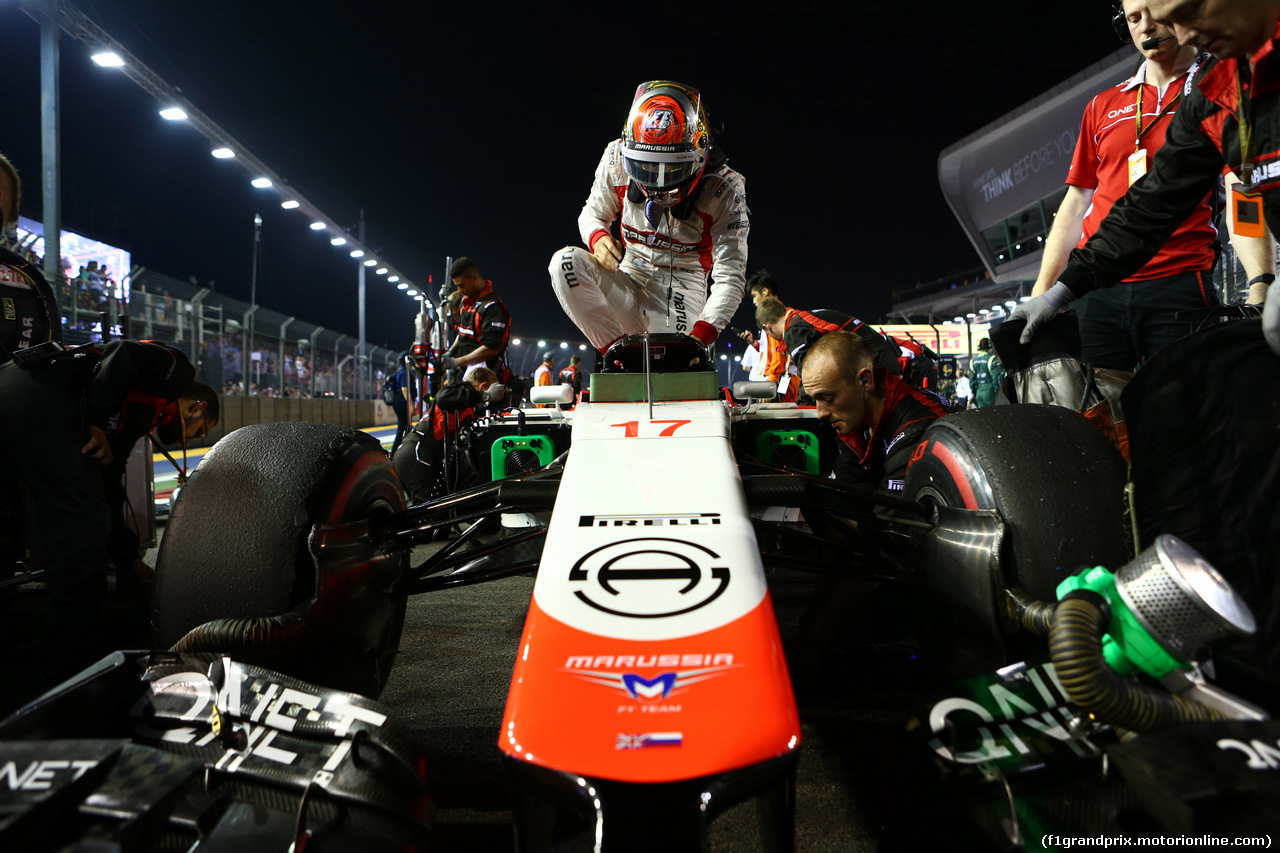 GP SINGAPORE, 21.09.2014 - Gara, Jules Bianchi (FRA) Marussia F1 Team MR03