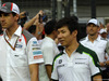 GP SINGAPORE, 21.09.2014 - Adrian Sutil (GER) Sauber F1 Team C33 e Kamui Kobayashi (JAP) Caterham F1 Team CT-04