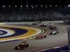GP SINGAPORE, 21.09.2014 - Gara, Sebastian Vettel (GER) Red Bull Racing RB10 davanti a Fernando Alonso (ESP) Ferrari F14-T