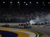 GP SINGAPORE, 21.09.2014 - Gara, Fernando Alonso (ESP) Ferrari F14-T e Lewis Hamilton (GBR) Mercedes AMG F1 W05