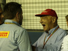 GP SINGAPORE, 21.09.2014 - Gara, Paul Hembery, Pirelli Motorspor Director e Nikki Lauda (AU), Mercedes