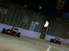 GP SINGAPORE, 21.09.2014 - Gara, Sebastian Vettel (GER) Red Bull Racing RB10 e Daniel Ricciardo (AUS) Red Bull Racing RB10