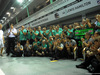 GP SINGAPORE, 21.09.2014 - Gara, Festeggiamenti, Nico Rosberg (GER) Mercedes AMG F1 is applauded by his team