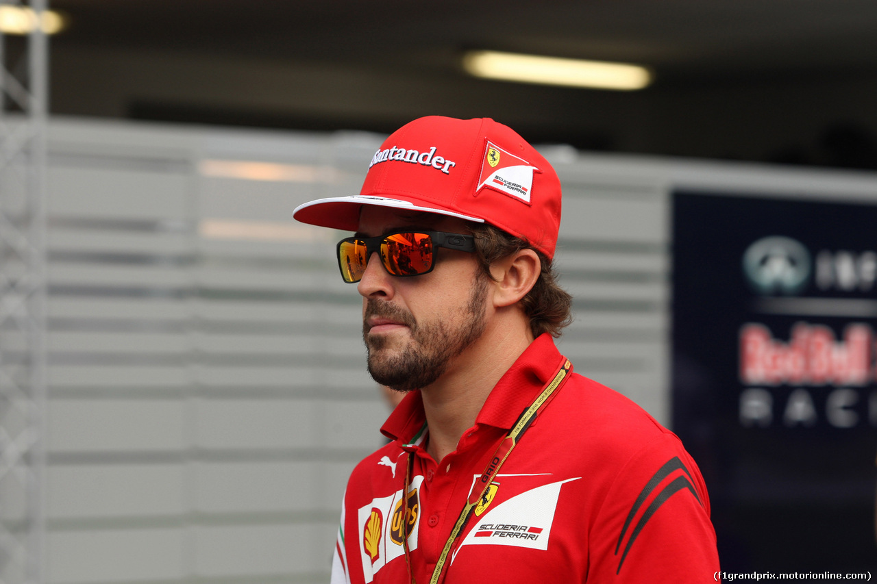 GP SINGAPORE, 18.09.2014 - Fernando Alonso (ESP) Ferrari F14-T