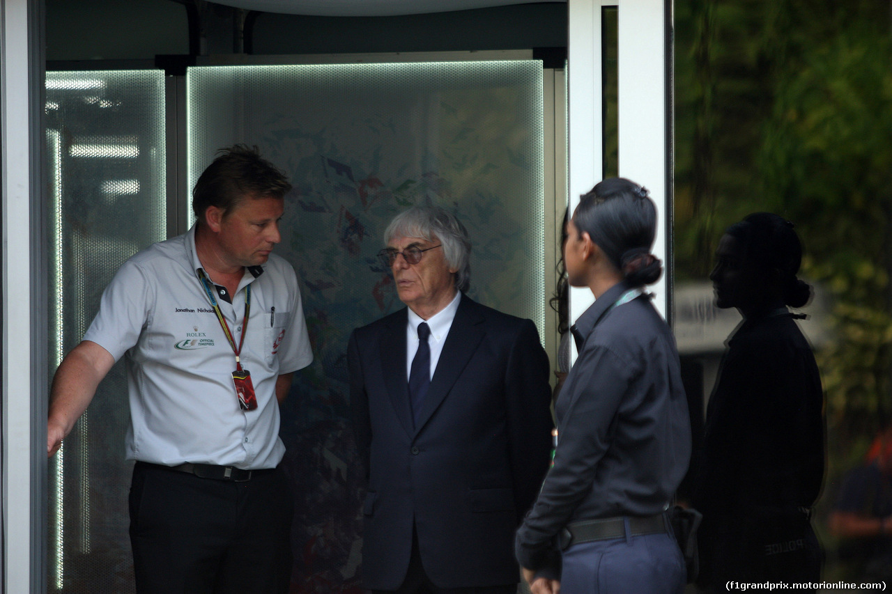 GP SINGAPORE, 18.09.2014 - Bernie Ecclestone (GBR), President e CEO of FOM