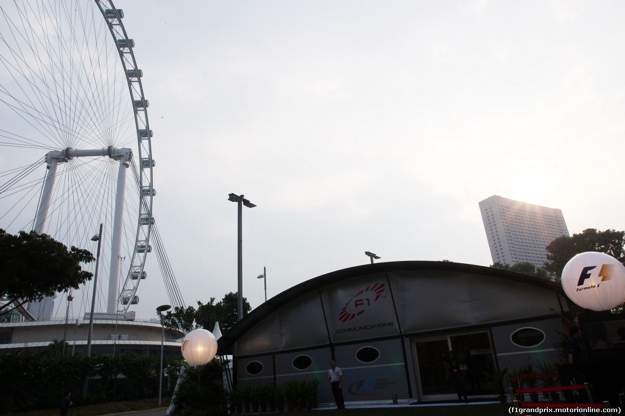 GP SINGAPORE, 18.09.2014 - Paddock