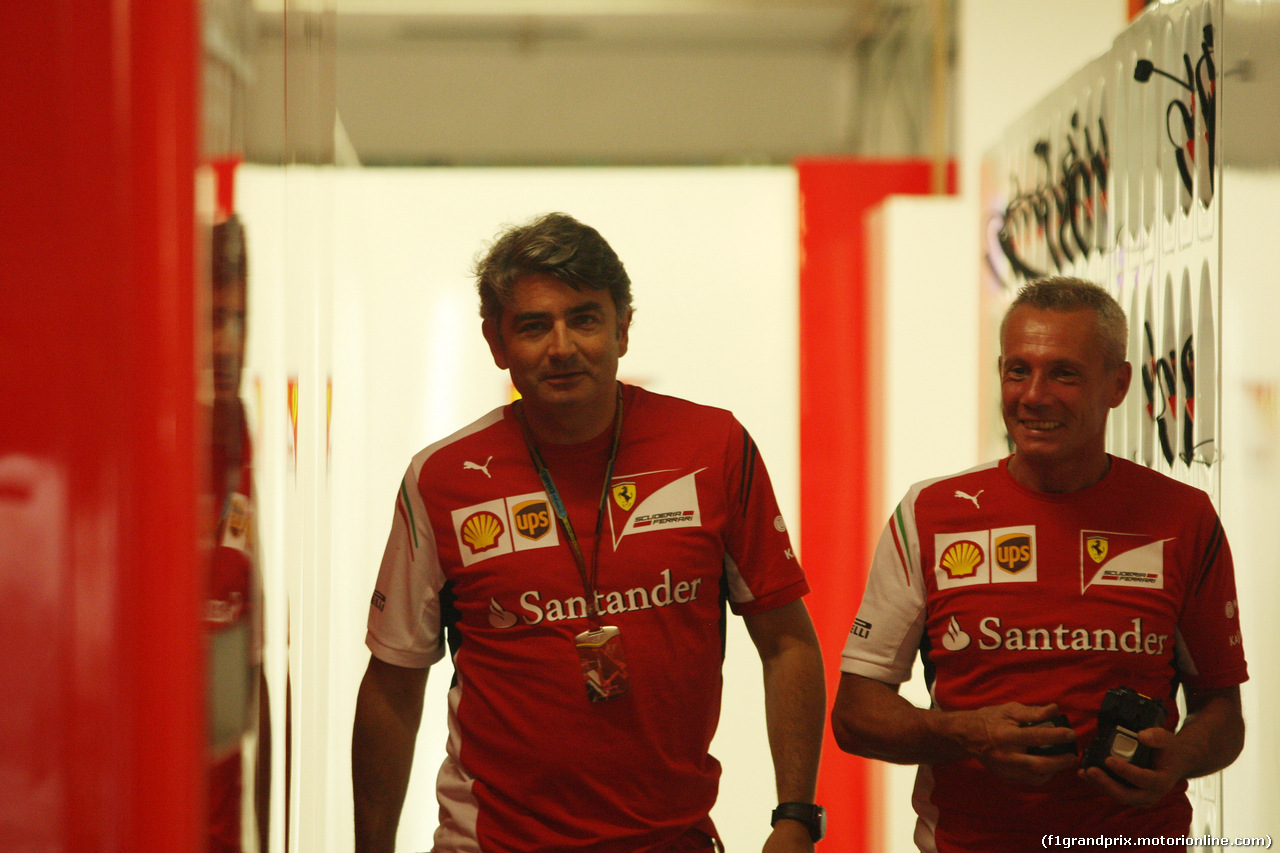 GP SINGAPORE, 18.09.2014 - Marco Mattiacci (ITA) Team Principal, Ferrari
